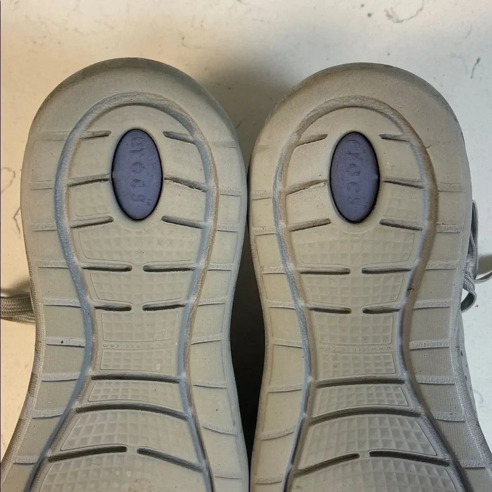 Crocs LiteRide Pacer Camo (Gray/Light Blue) Tennis Shoes 206494 Women's Sz 11